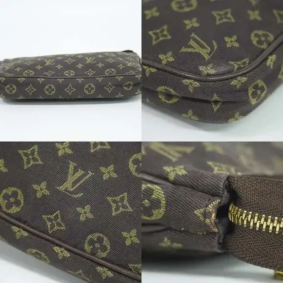 Louis Vuitton Canvas Mini Accessoire Min Lin Pochette Brown - Picture 4 of 6